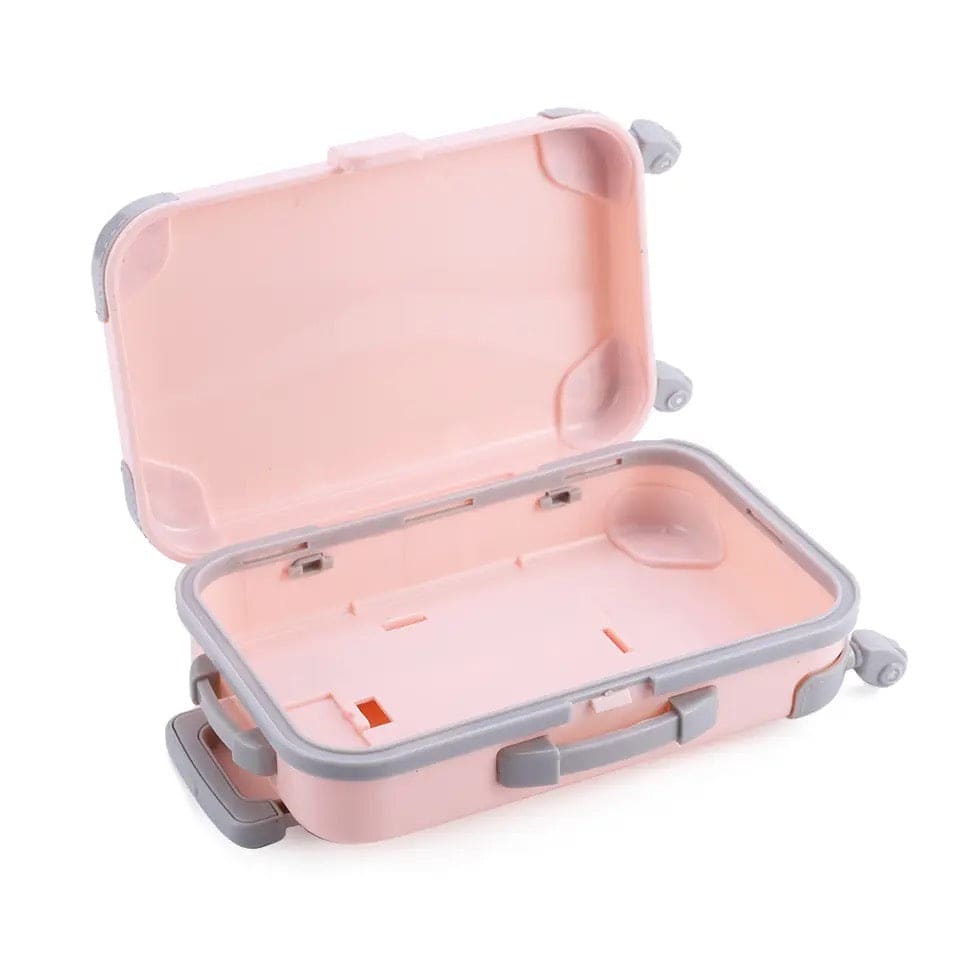 Mini Trolley Suitcase, Mini Luggage Box, Simulation Luggage Storage Box, Small Plastic Suitcase Toy, Kids Cute Luggage Briefcase, Plastic Suitcase Candy Box Mini Trolley Suitcase, Mini Luggage Box, Simulation Luggage Storage Box, Small Plastic Suitcase Toy, Kids Cute Luggage Briefcase, Plastic Suitcase Candy Box